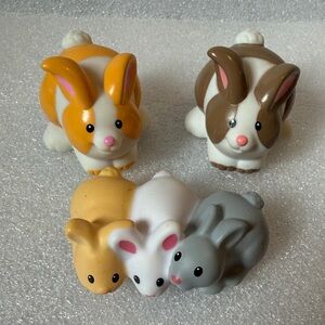 Fisher Price Little People Easter Bunny Set HTF
